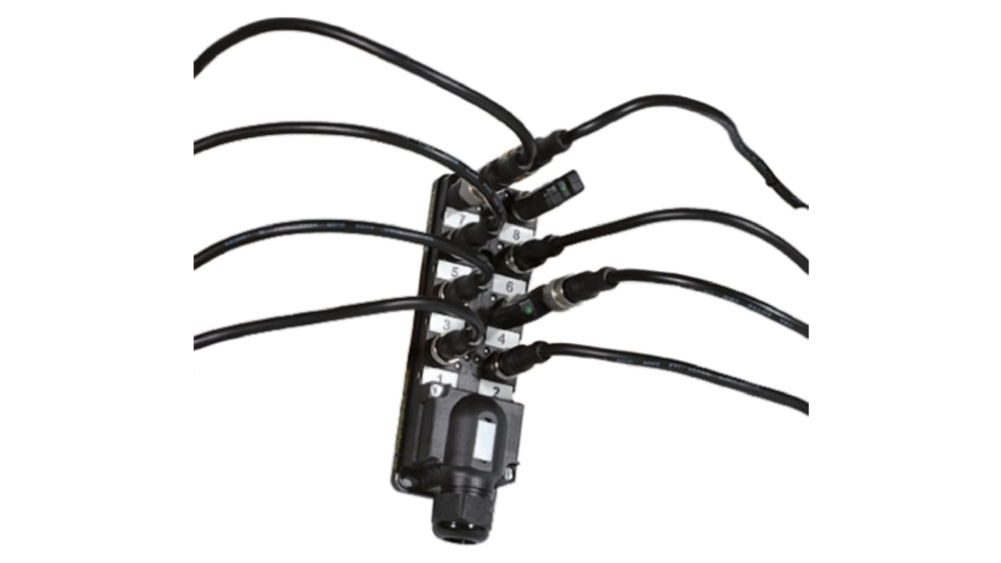 ABB 2TLA020054R0500 Tina 8A, controller di sicurezza per circuiti categoria 4, larghezza 22,5 mm, supporta 30 sensori.