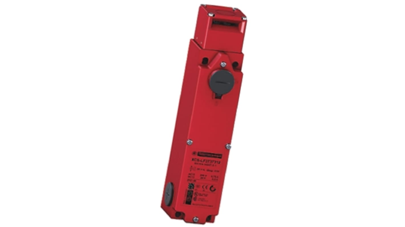 Interruttore di interblocco a solenoide Telemecanique Sensors, 24V, IP66/IP67, contatti di sicurezza 3NC, dimensioni 205x51x43.5mm.