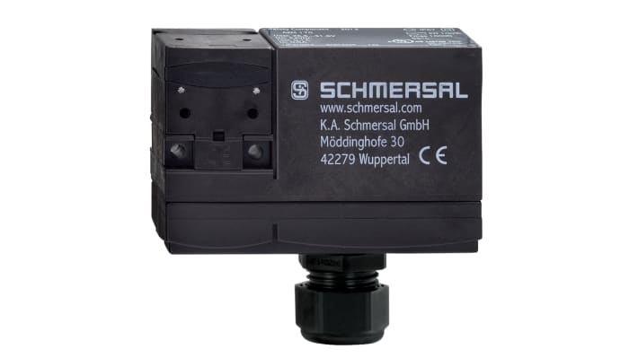 Interruttore di interblocco a solenoide Schmersal AZM 170-02ZRK, 2NC, 230V, grado di protezione IP67, dimensioni 30x90x84mm.