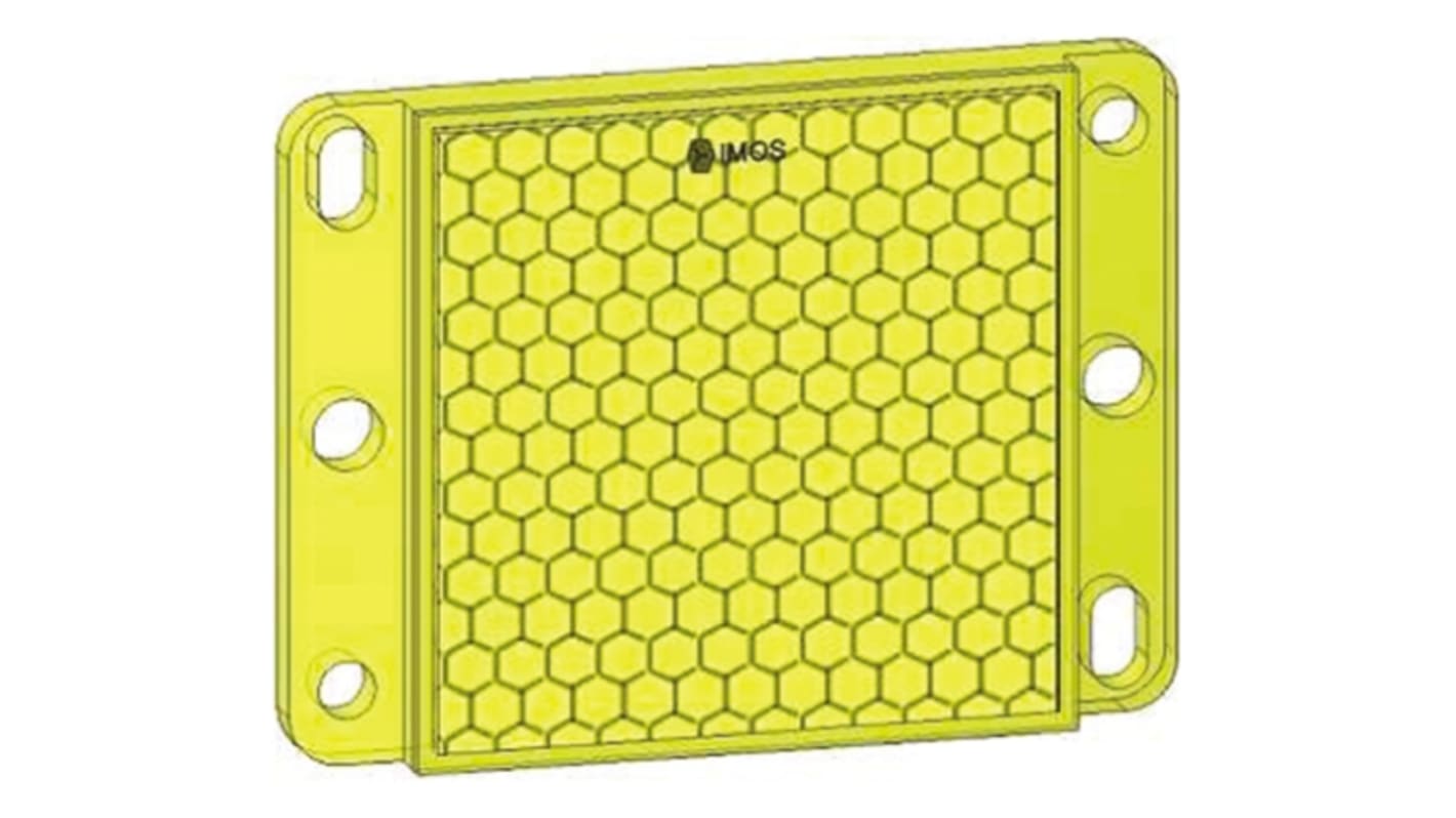 Riflettore Telemecanique Sensors XUZC50CR per sensori fotoelettrici, dimensioni 50 x 50 mm, contenitore in acciaio inox, classe di protezione IP67.