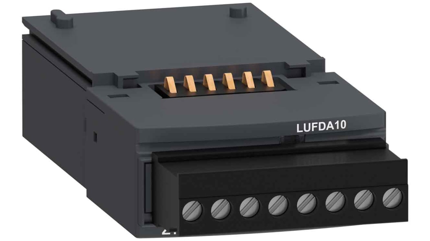 Schneider Electric TeSys U-Line LUFDA10 - Starter motore avanzato con sovraccarico termico e segnalazione LED, ideale per applicazioni DOL. Ampia gamma di funzioni e flessibilità.