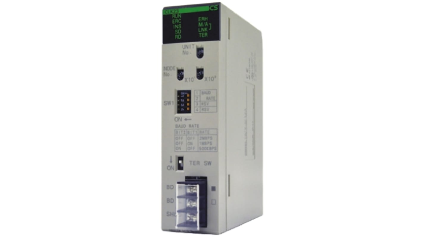 Modulo di espansione Omron CS1W-CLK23 per PLC serie SYSMAC, compatibile con controller CS1. Unità per ampliare il sistema di controllo.