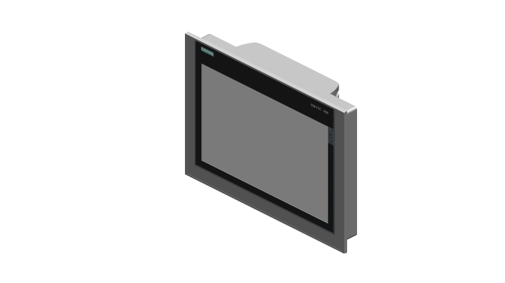 Pannello HMI touchscreen Siemens TP1200 Comfort 12.1" TFT Serie SIMATIC - 6AV2124-0MC01-0AX0. Monitoraggio e gestione efficiente dei processi automatizzati, resistente IP65, ideale per ambienti industriali.