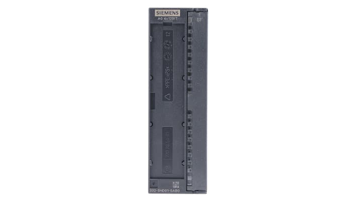 Modulo analogico Siemens 6ES7332-5HF00-0AB0 con 8 uscite 4-20 mA, tensione 24V c.c. - Serie SIMATIC. Ideale per sistemi S7-300, efficiente e compatto.
