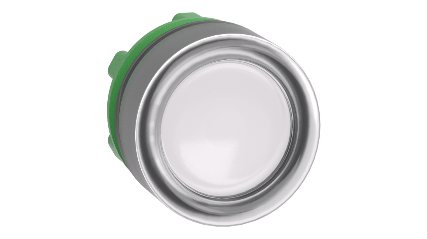 Attuatore pulsante Schneider Electric ZB5AW513, ritorno a molla, testa illuminata, diametro 22 mm, protezione IP66/IP67.