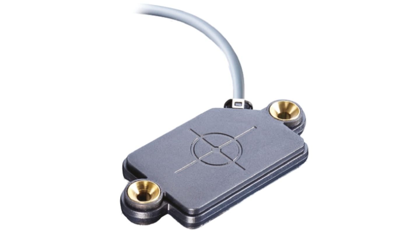 Baumer CFDK 25G1125/LN3, sensore di prossimità PNP capacitivo, rilevamento 4 mm, dimensioni 52.4 x 25 x 6 mm, IP65.