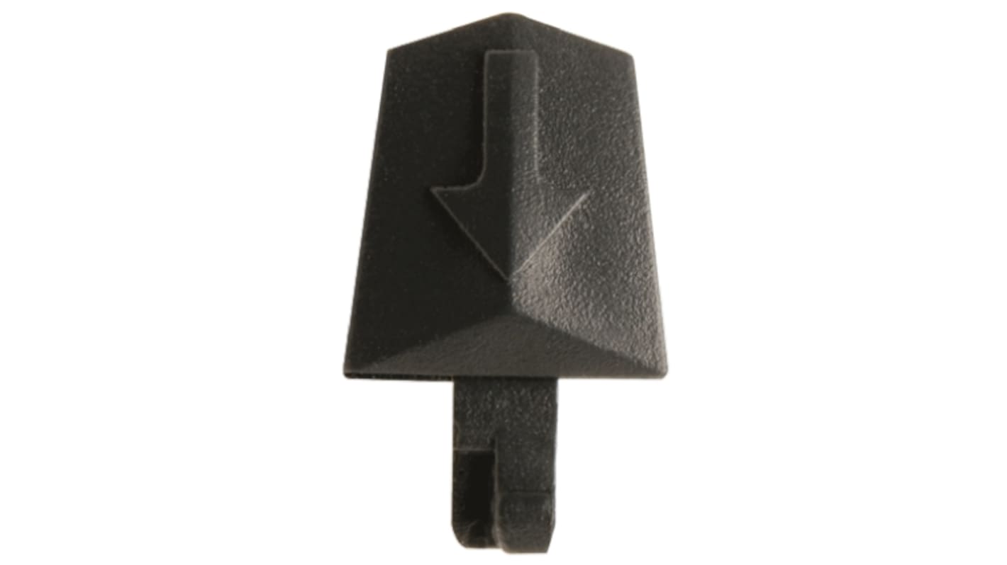 Clip di bloccaggio Schneider Electric TM5ACADL100 per sistema TM5, progettata per un fissaggio sicuro in applicazioni industriali.