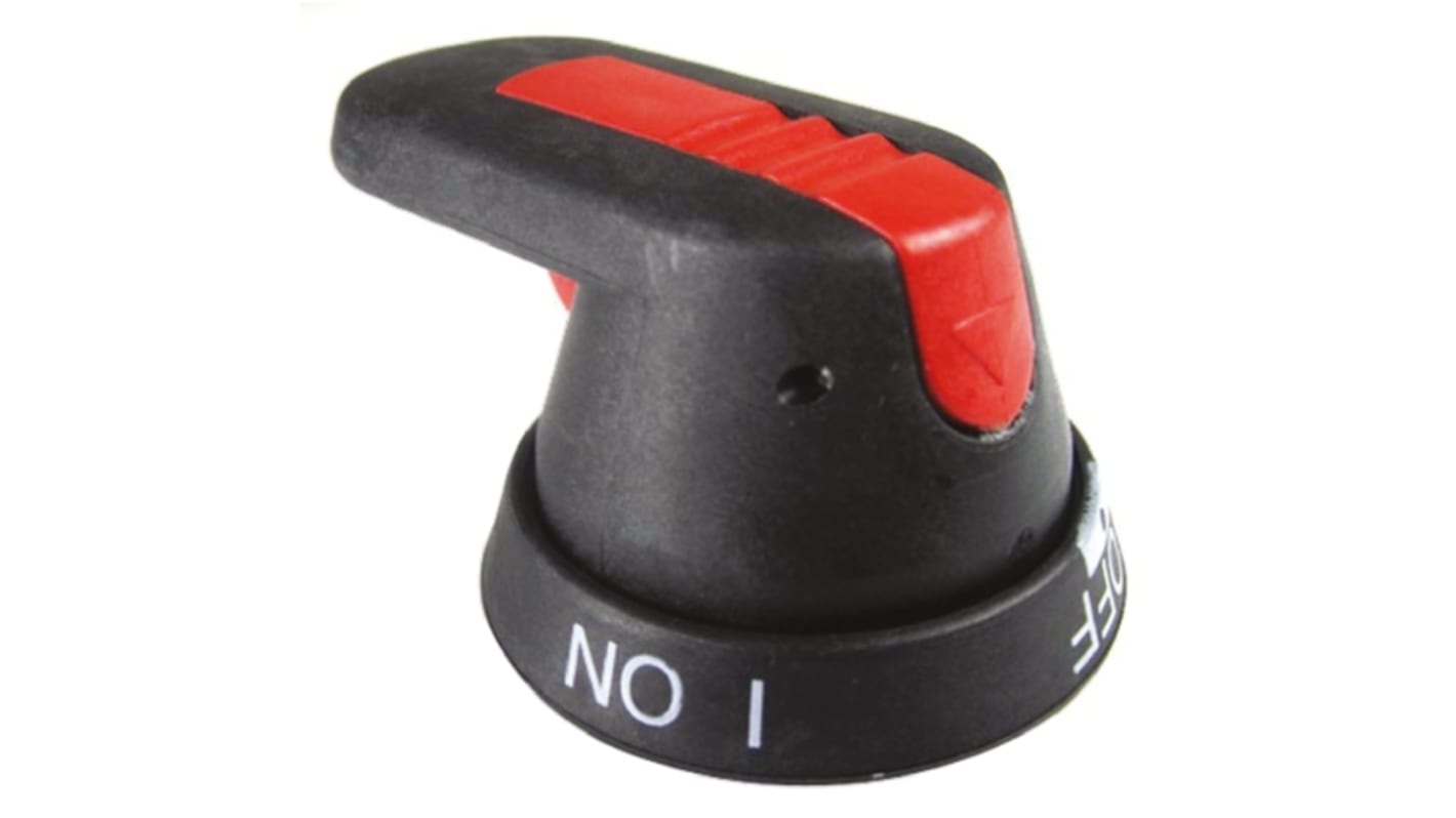Manopola rotante ABB OHB65J6E311 per interruttori Serie OT160, colore nero, protezione IP65, attivazione tramite albero.
