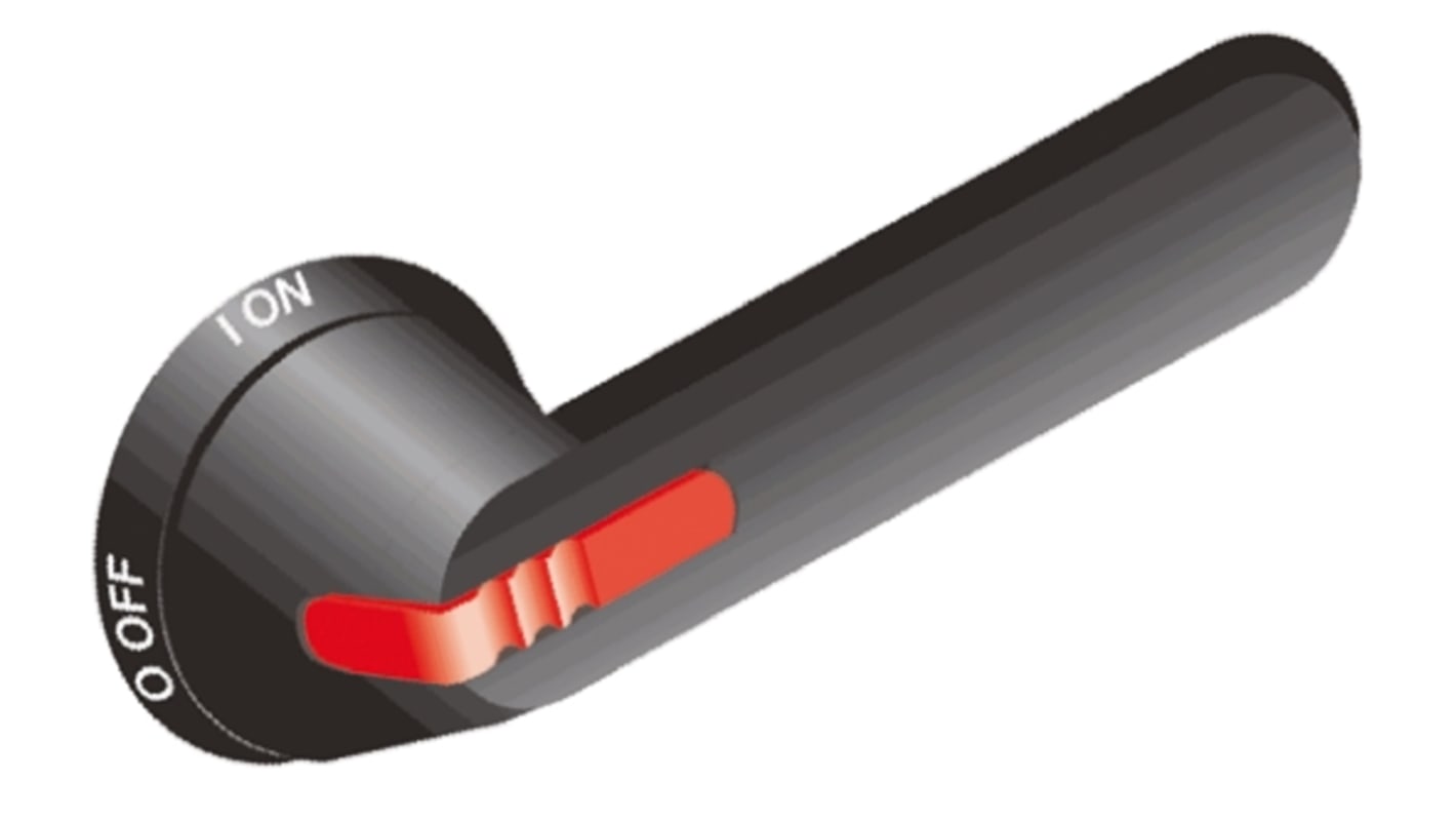 Manopola rotante ABB OT315, colore nero, IP65, per attivazione sezionatori, codice OHB95J12E011 1SCA022621R0760.