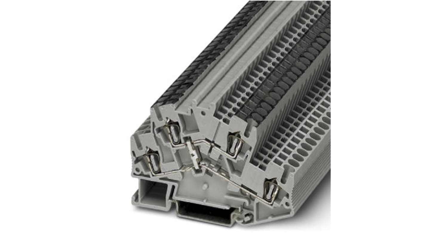 Morsettiera Serie TB Phoenix Contact 3038477: grigia, doppio livello, 22A. Ideale per applicazioni industriali, massima efficienza garantita.