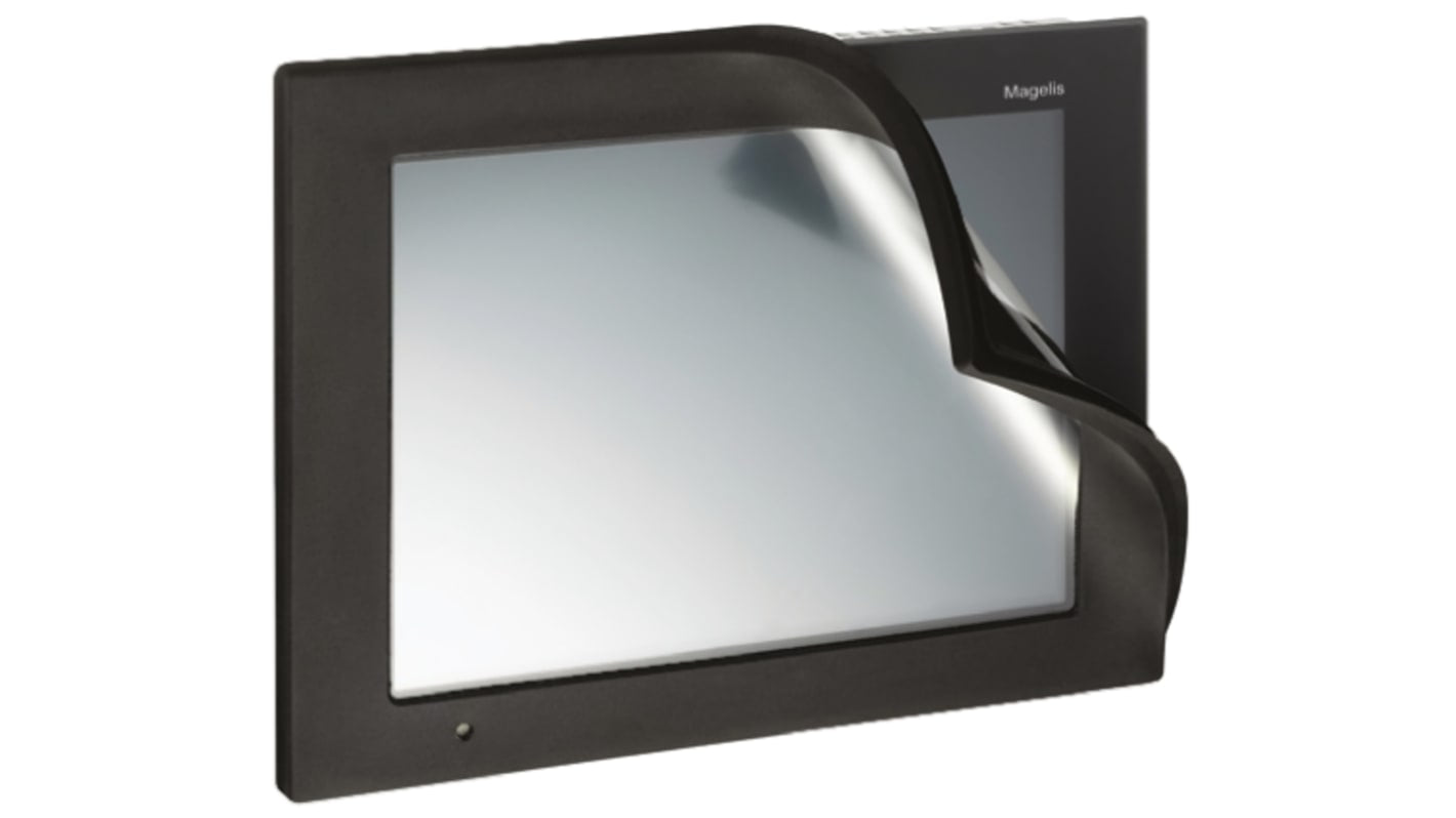 Coperchio di protezione in plastica Schneider Electric HMIZECOV4 per HMI HMIGTO 3510 e 4310, resistente allo sporco.