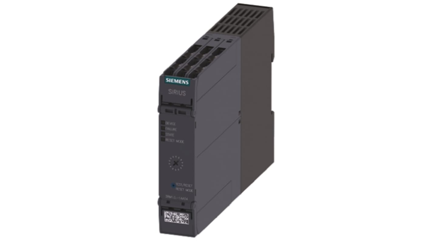 Starter motore avanzato Siemens 3RM1202-1AA04 - 3 fasi 3 kW 500 V IP20. Funzione di inversione per macchinari di produzione.
