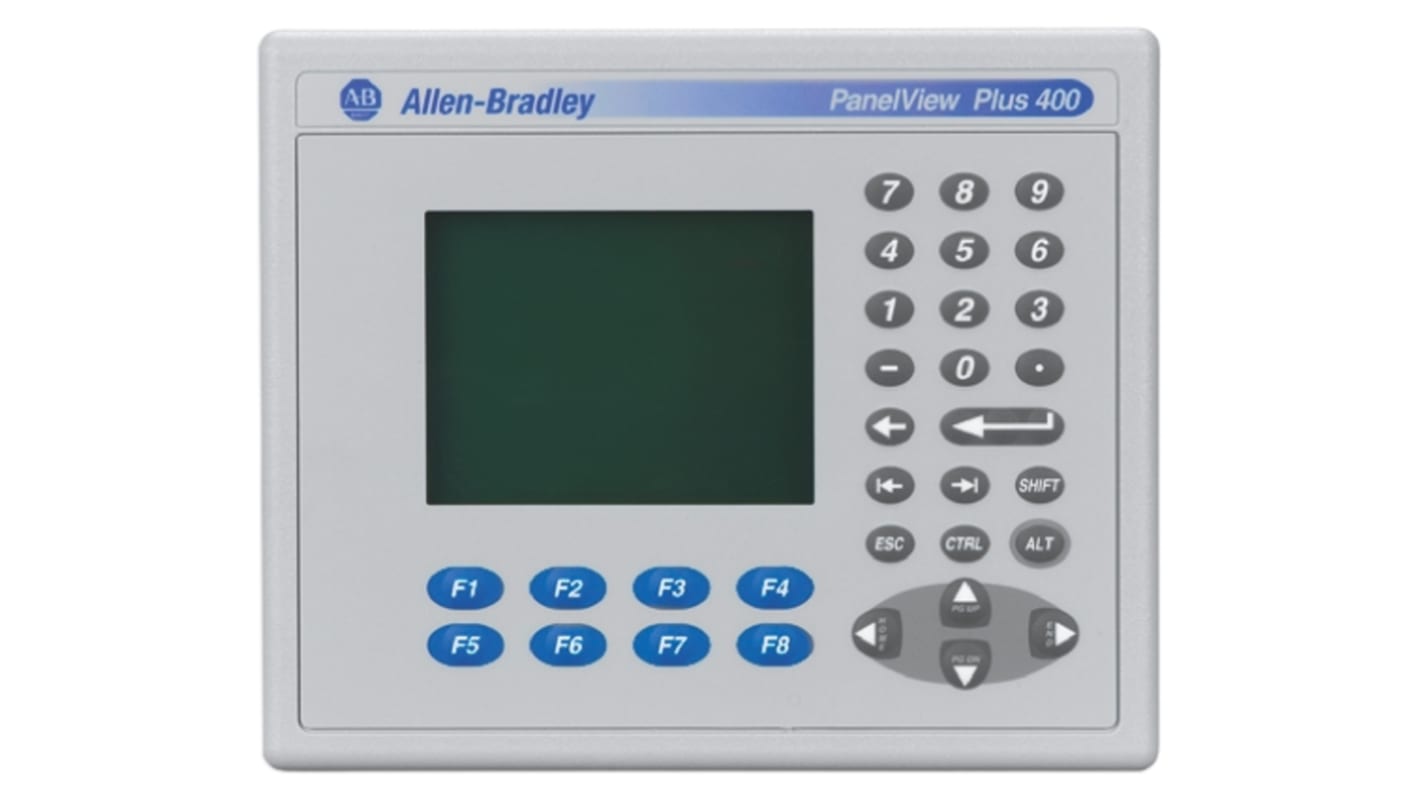 Allen Bradley 2711P-K4C20A8, terminale HMI touch screen 3,5", risoluzione 320x240, IP66, alimentazione 85-264 V.