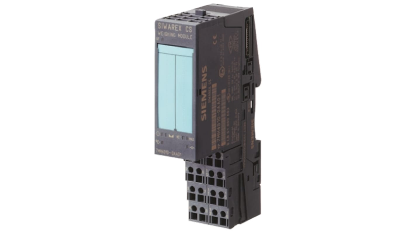 Modulo di espansione PLC Siemens 7MH4910-0AA01 per serie ET-200, precisione 0,05%, dimensioni 80 x 30 x 50 mm.