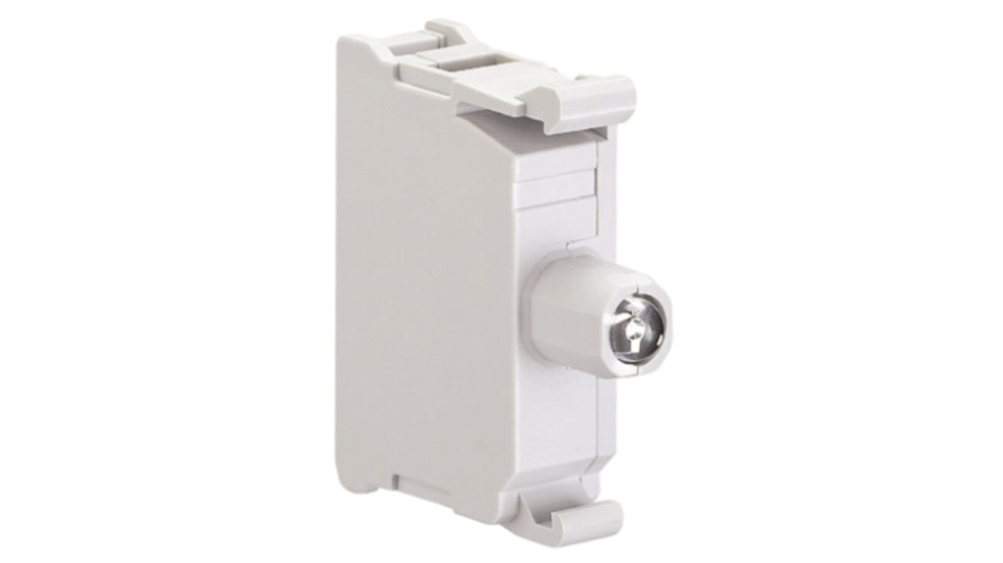 Blocco contatti luminoso LED verde Lovato LPXLPB3, tensione 18-30 V, per pulsanti da 22 mm, terminali a vite.