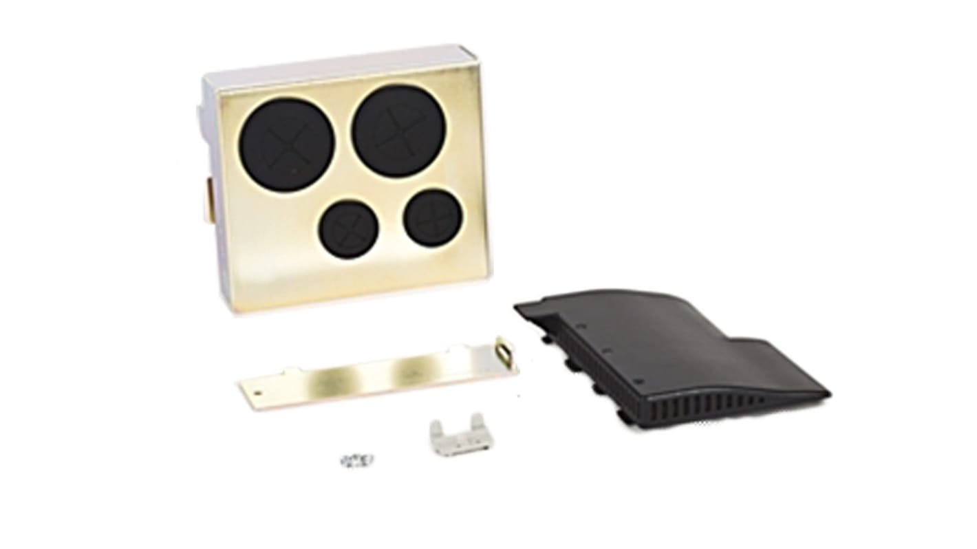 Allen Bradley 25-JBAD, kit NEMA UL tipo 1 per PowerFlex 520, contenitore compatto per ottimizzare lo spazio sul pannello.