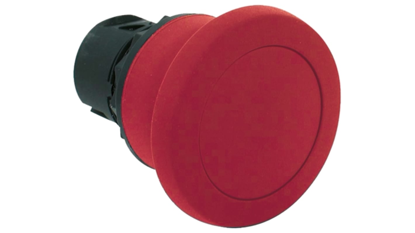 Pulsante con testa a fungo non illuminato da 40 mm Allen Bradley 800FP-MM44. Attivazione momentanea, resistente ed ergonomico. Ideale per applicazioni industriali.