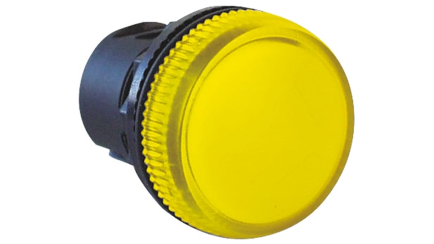 Spia Luminosa Allen Bradley 800FP-P5, Gialla, Montaggio a Pannello - Ideale per automazione e controllo, profilo basso.