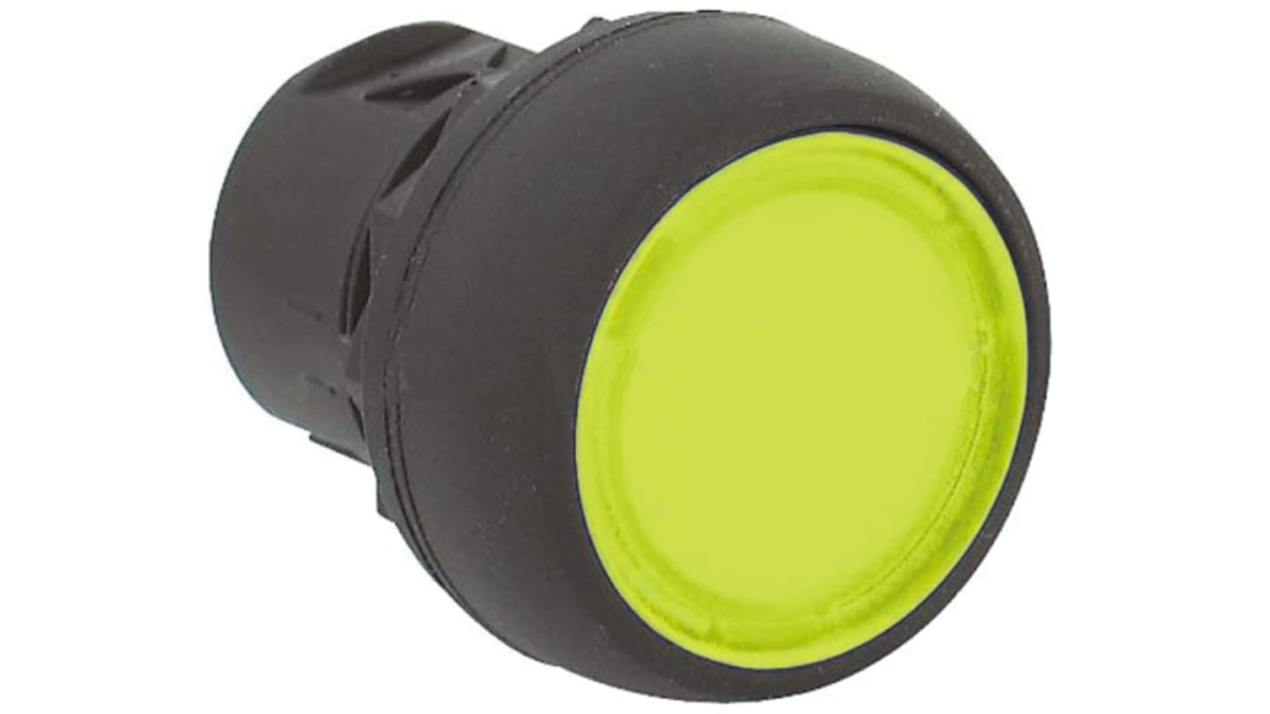 Pulsante Giallo 800FP-LF5 Allen Bradley Serie 800F Instabile IP65 - Ideale per automazione industriale.