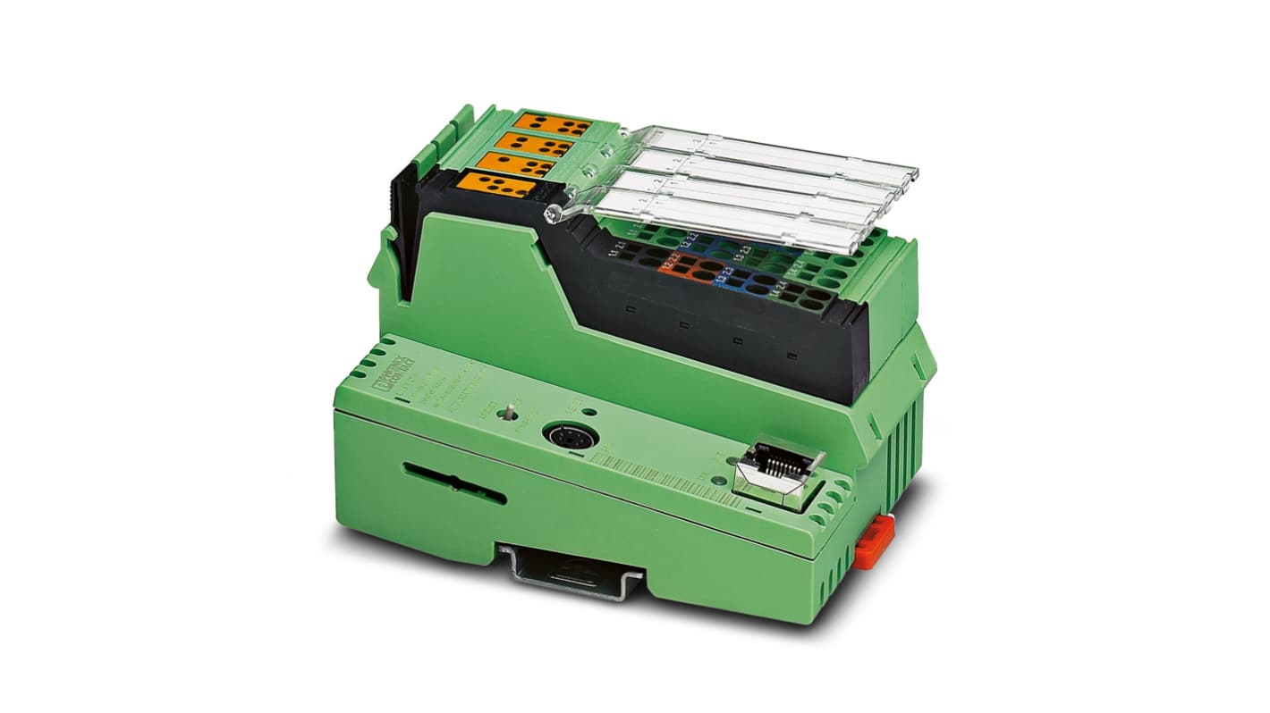 Modulo I/O PLC Phoenix Contact 2700973, serie TM3, controller PROFINET con 4096 punti I/O e supporto per vari protocolli.