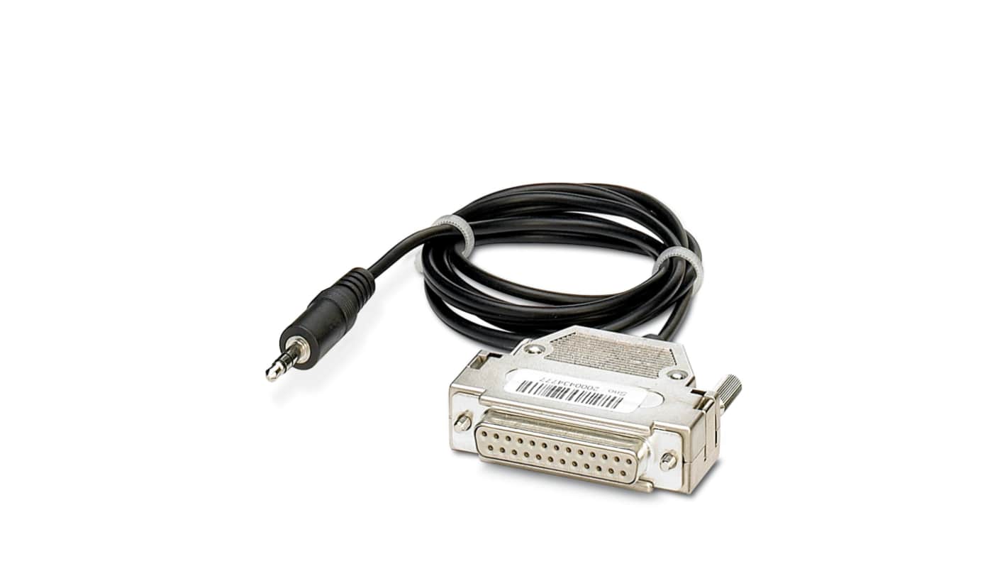 Cavo adattatore Phoenix Contact 2814388 per programmazione amplificatori di isolamento MCR, kit sviluppo logica programmabile.