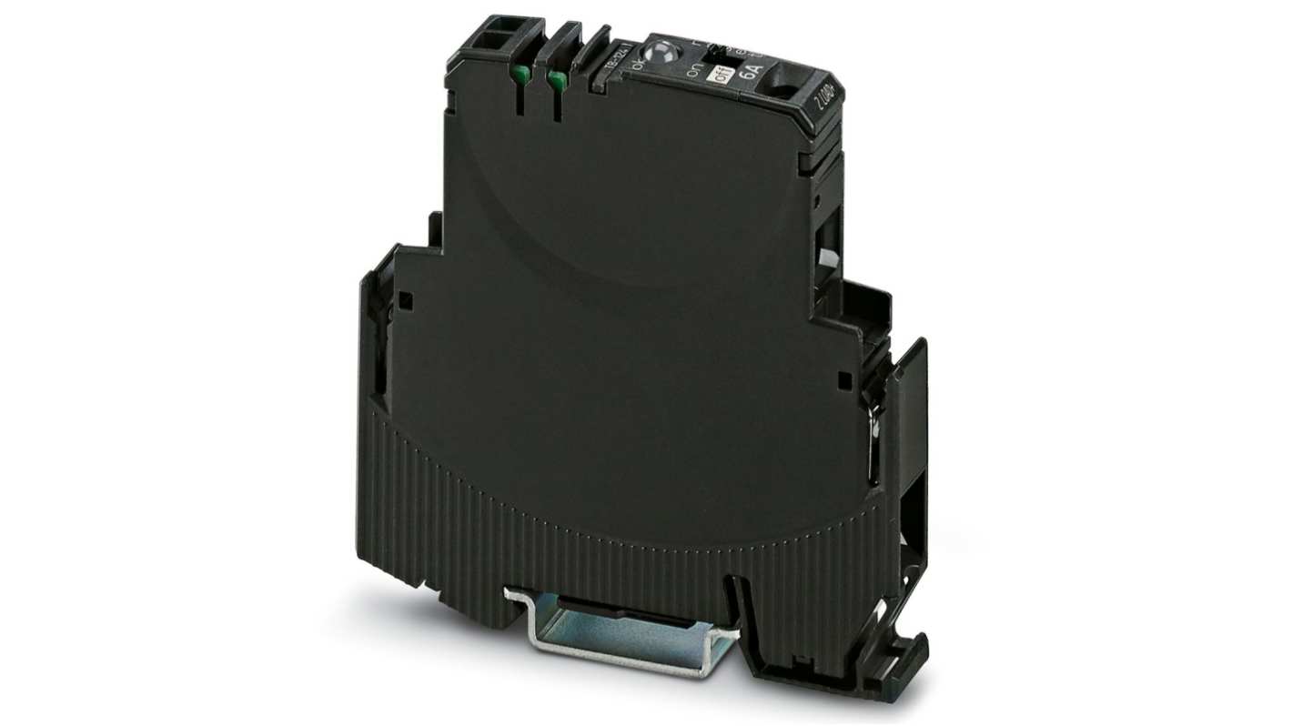 Interruttore elettronico di circuito Phoenix Contact 0903028, protezione selettiva per carichi a 24 V c.c., limitazione corrente attiva.