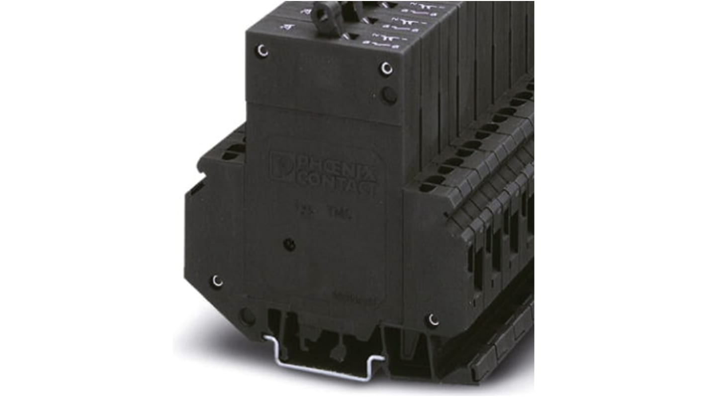 Interruttore termomagnetico Phoenix Contact, M1, 1 polo, 8A, montaggio su guida DIN, larghezza 12,5 mm, segnalazione a distanza integrata.