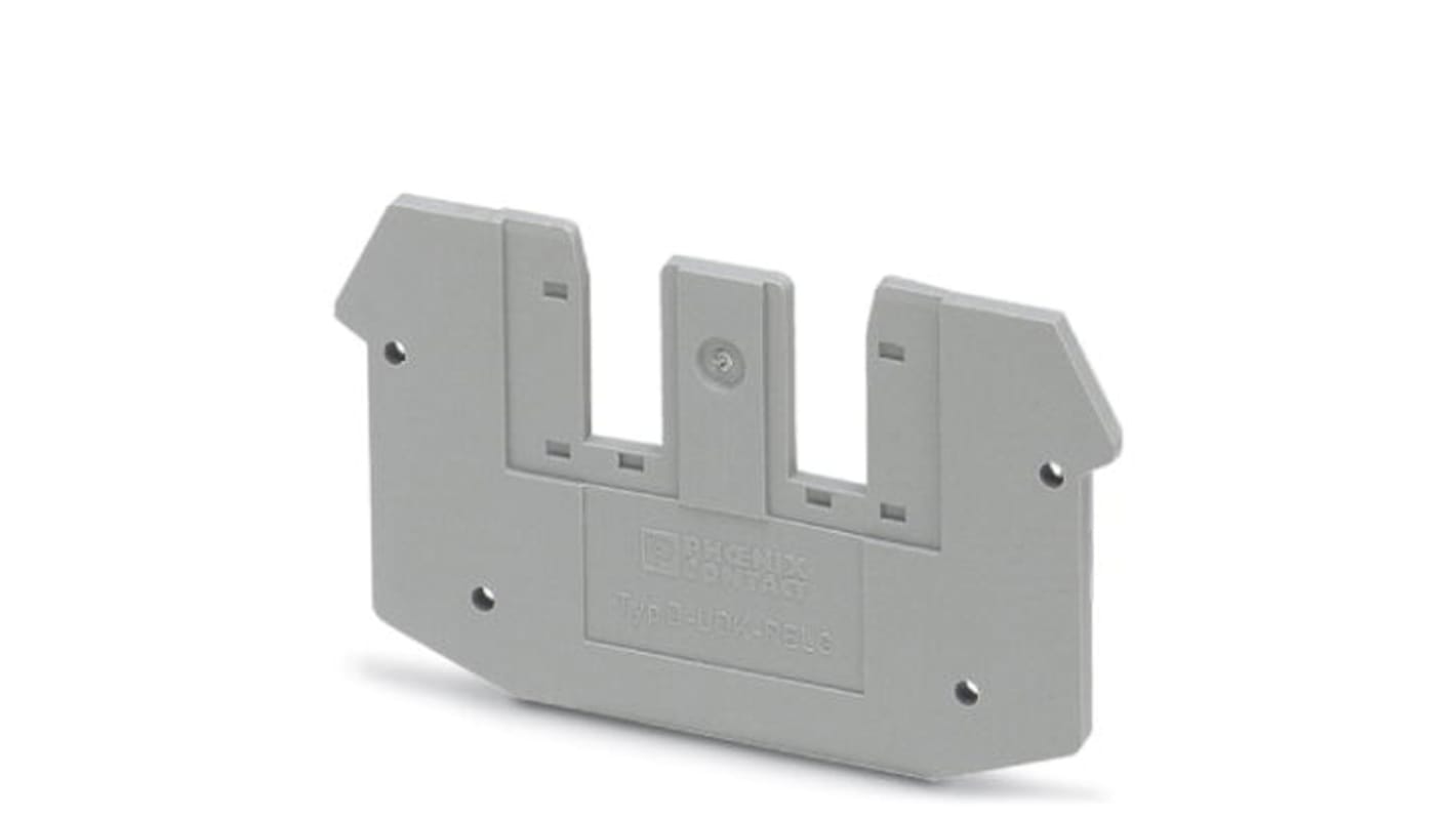 Morsettiere multiconduttore Phoenix Contact 2777027: collegamento fino a 4 conduttori per punto terminale. Distribuzione del potenziale su entrambi i lati, collegamento a ponte al centro. Certificato UL, CUL, CSA.