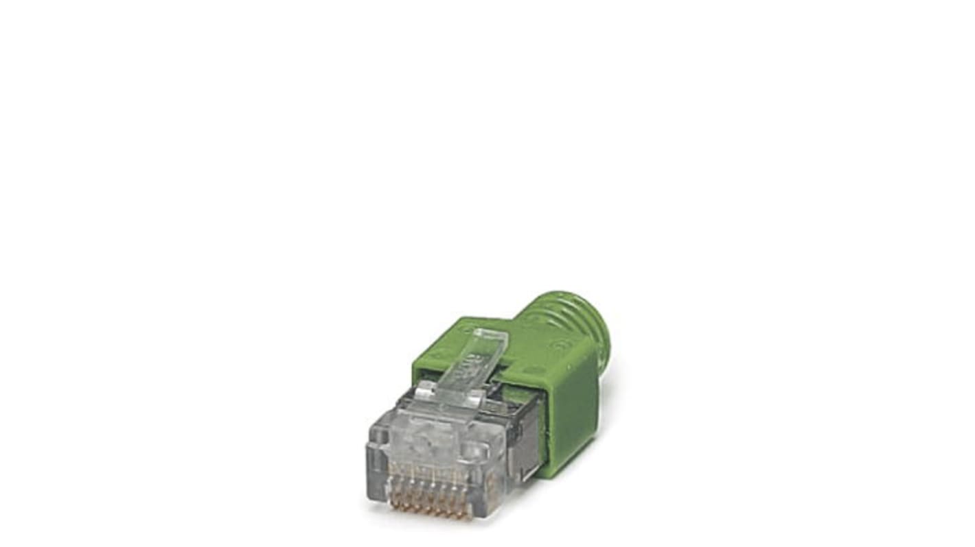 Connettore maschio FL RJ45 schermato Phoenix Contact 2744571 per cavi rigidi e flessibili. Ideale per assemblaggio in loco.