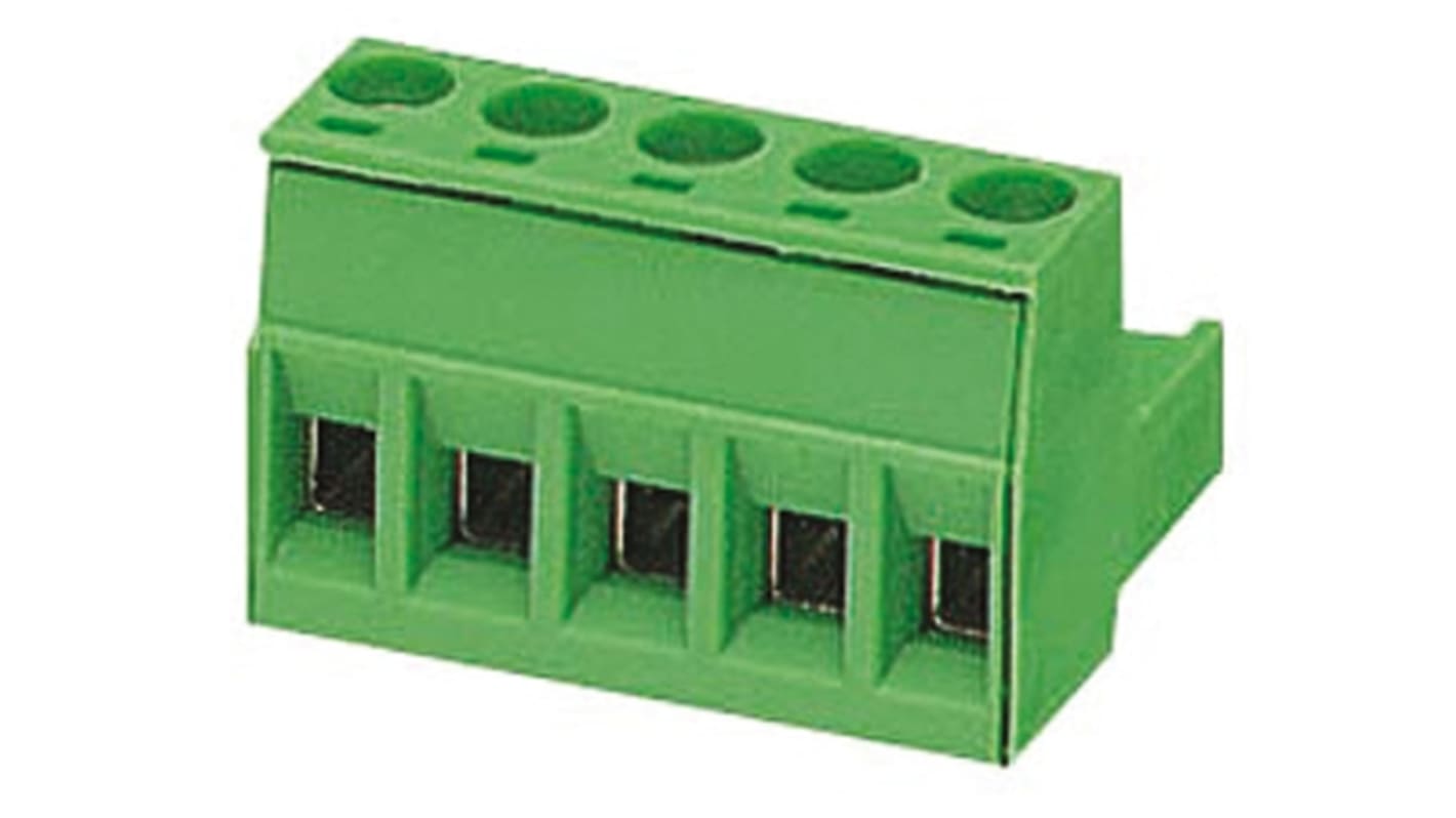 Morsettiera a innesto Phoenix Contact 1754504, 5mm 12A 320V - Montaggio plug-in. Ideale per automazione e controllo industriale.