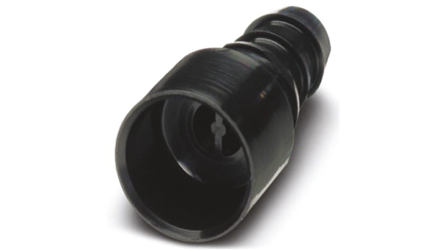 Connettore Maschio Phoenix Contact 1676750 in Acetale Delrin Nero per Applicazioni Pneumatiche
