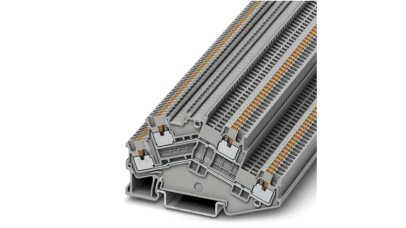 Morsettiera a due livelli Phoenix Contact - 3214657: design compatto, etichettatura integrata, supporti per marcatura. Ideale per collegamenti fino a 16A. Acquista ora!