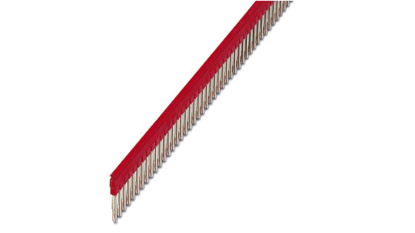 Barra a ponticello Phoenix Contact FBS 50-6 (cod. 3032224) per collegamento a innesto fino a 41A. Serie CLIPLINE per facilitare il lavoro industriale.