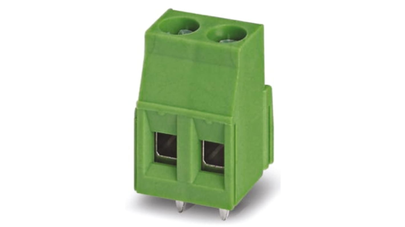 Morsettiere per circuito stampato Phoenix Contact 1888690: Profilo basso, passo 5,08 mm, corrente 24 A, tensione 400 V. Ideale per applicazioni tecniche.