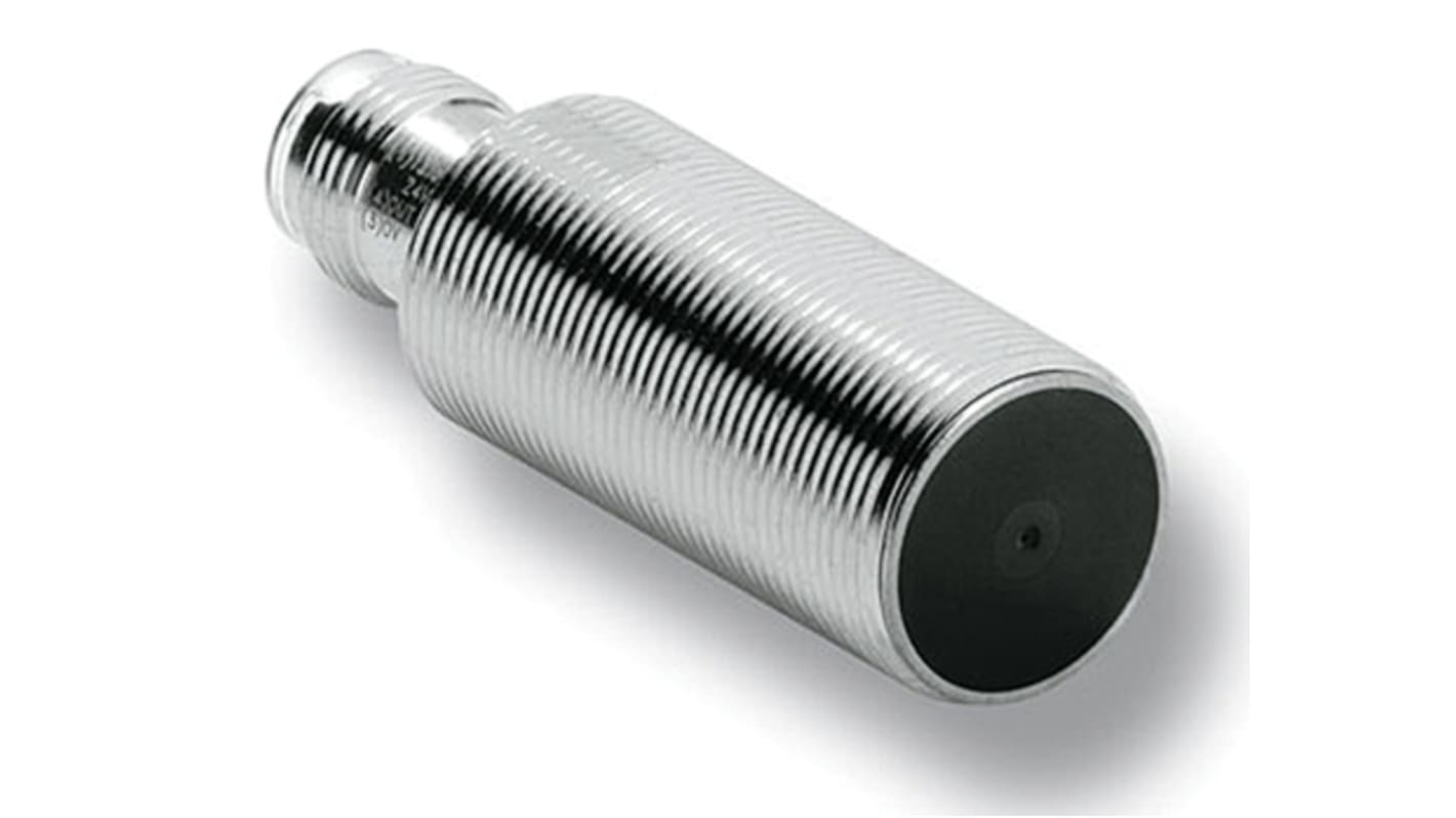 Sensore di prossimità cilindrico NPN Omron E2B-M18KN16-M1-C2, rilevamento 16 mm, alimentazione 12-24 V c.c., grado di protezione IP67.