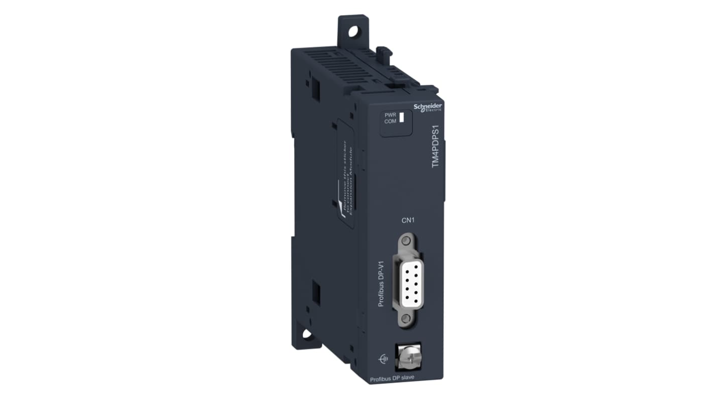 Modulo di espansione Schneider Electric TM4PDPS1 per PLC Modicon M241, interfaccia PROFIBUS-DP, RS485, con LED di stato.