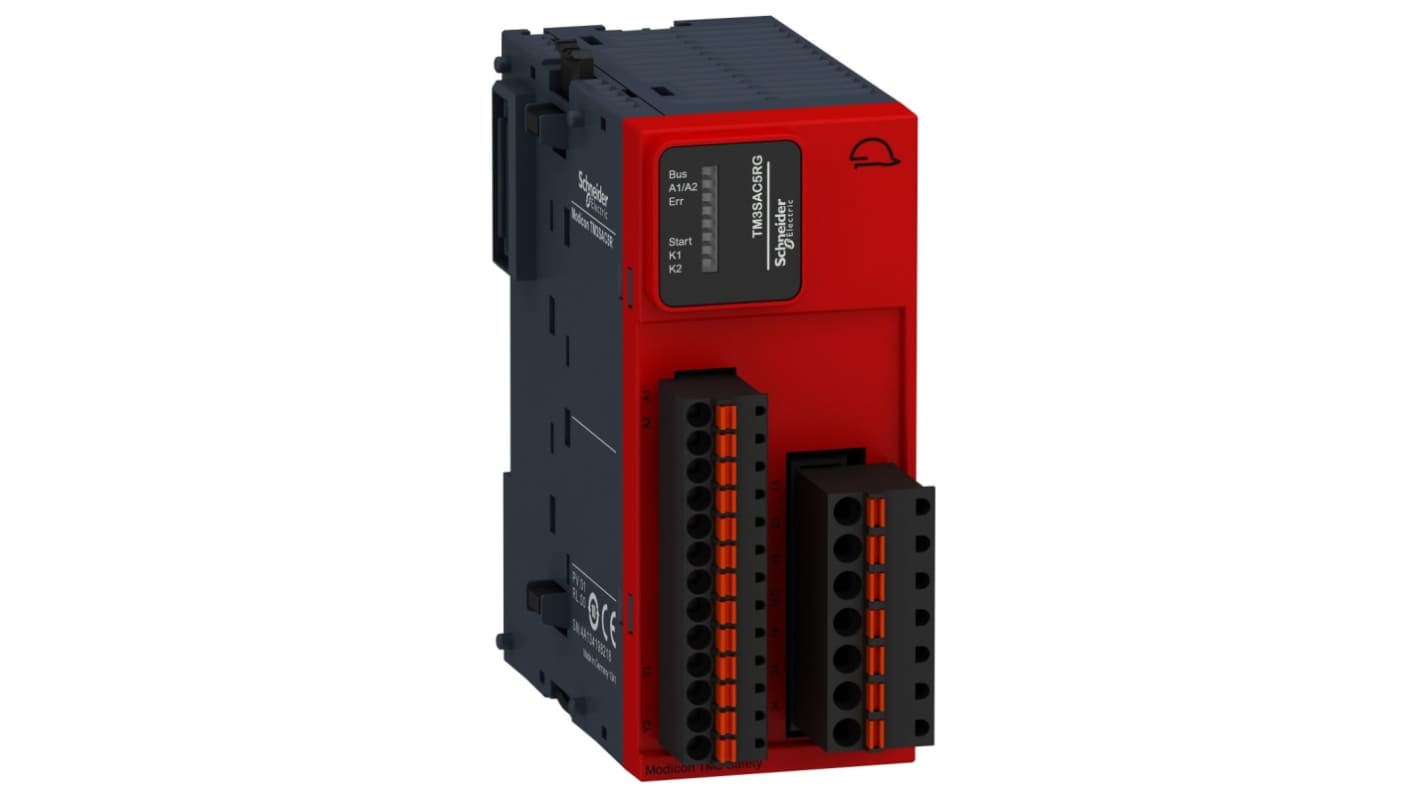 Modulo di espansione PLC Schneider Electric TM3SAC5RG per Modicon, 4 uscite, montaggio a pannello, diagnostica LED.