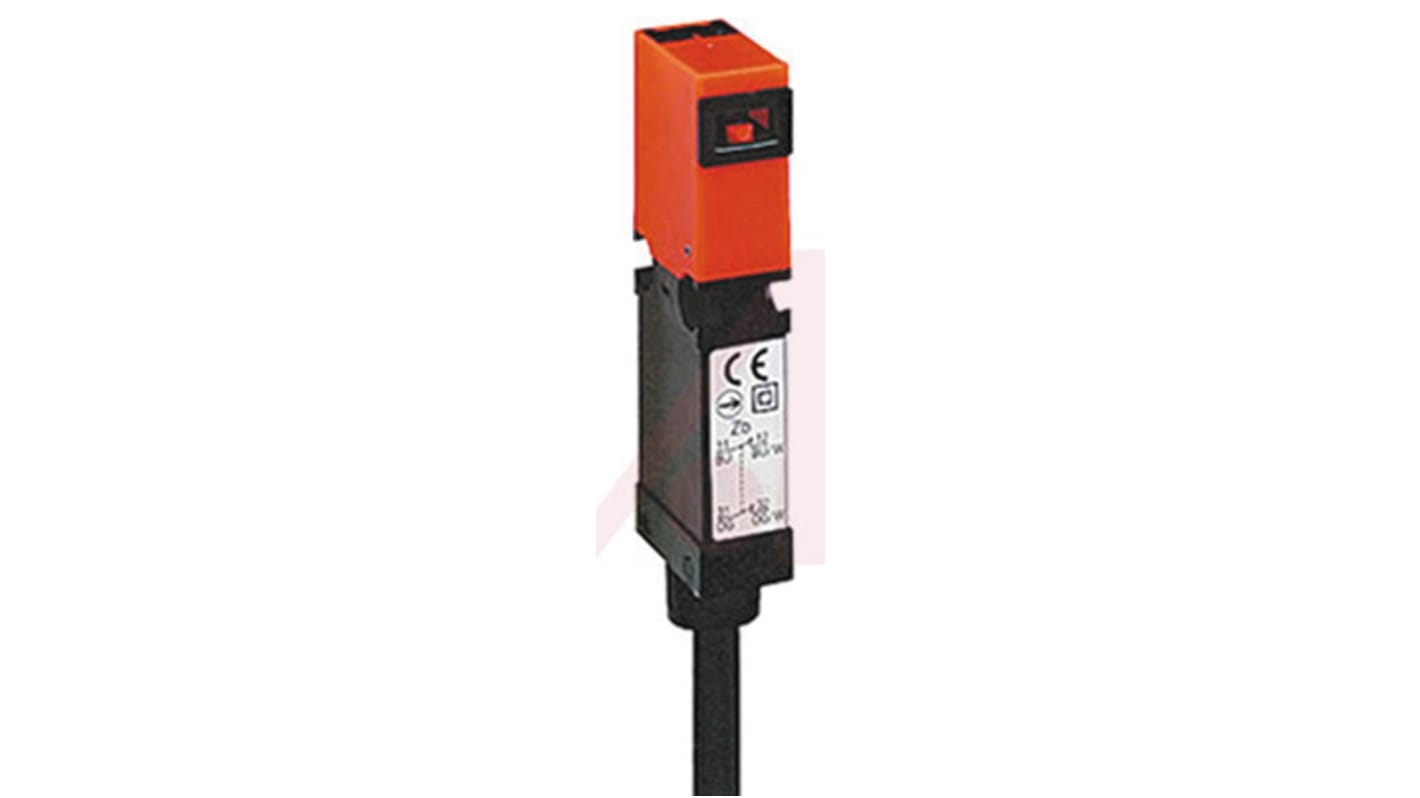 Interruttore di interblocco di sicurezza Telemecanique Sensors XCSMP59L2, configurazione NO/NC, grado di protezione IP67, dimensioni 87mm x 15mm x 30mm.