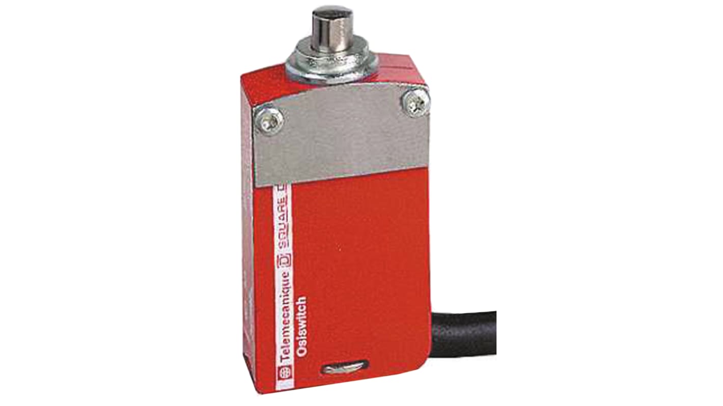 Interruttore di fine corsa Telemecanique Sensors XCSM3710L2, attuatore stantuffo, protezione IP66/IP67/IP68, dimensioni 30mm x 60mm x 16mm.