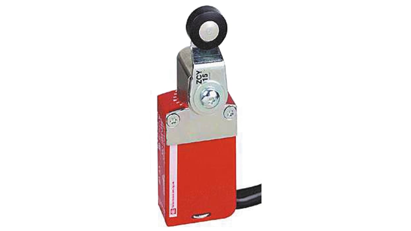 Interruttore di fine corsa Telemecanique Sensors XCSM3715L2, leva a rullo 2NC/1NA, protezione IP66/IP67/IP68, dimensioni 30mm x 32.4mm x 94mm.