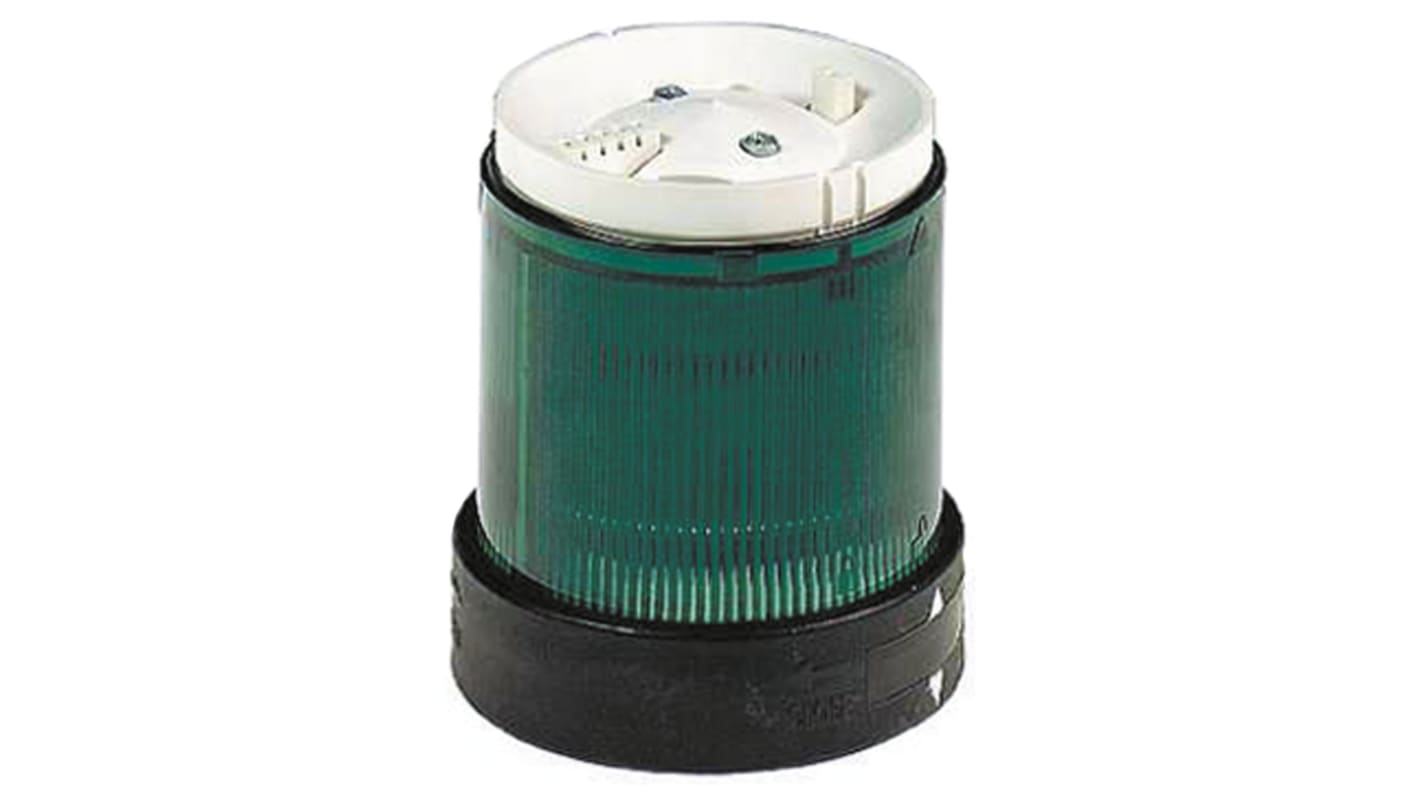Schneider Electric XVBC4B3 - Segnalatore luminoso LED verde, 24 V c.a., 24-48 V c.c., IP66, Ø 70mm, h 63mm. Ideale per applicazioni industriali.