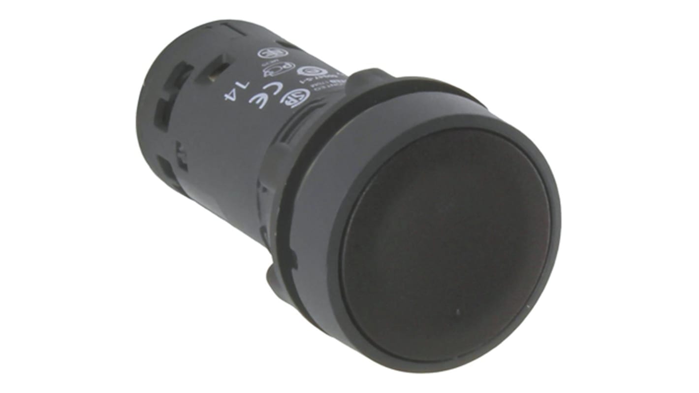 Pulsante SPST rotondo Schneider Electric XB7NA21, montaggio a pannello, diametro 22 mm, design ergonomico, ritorno a molla.