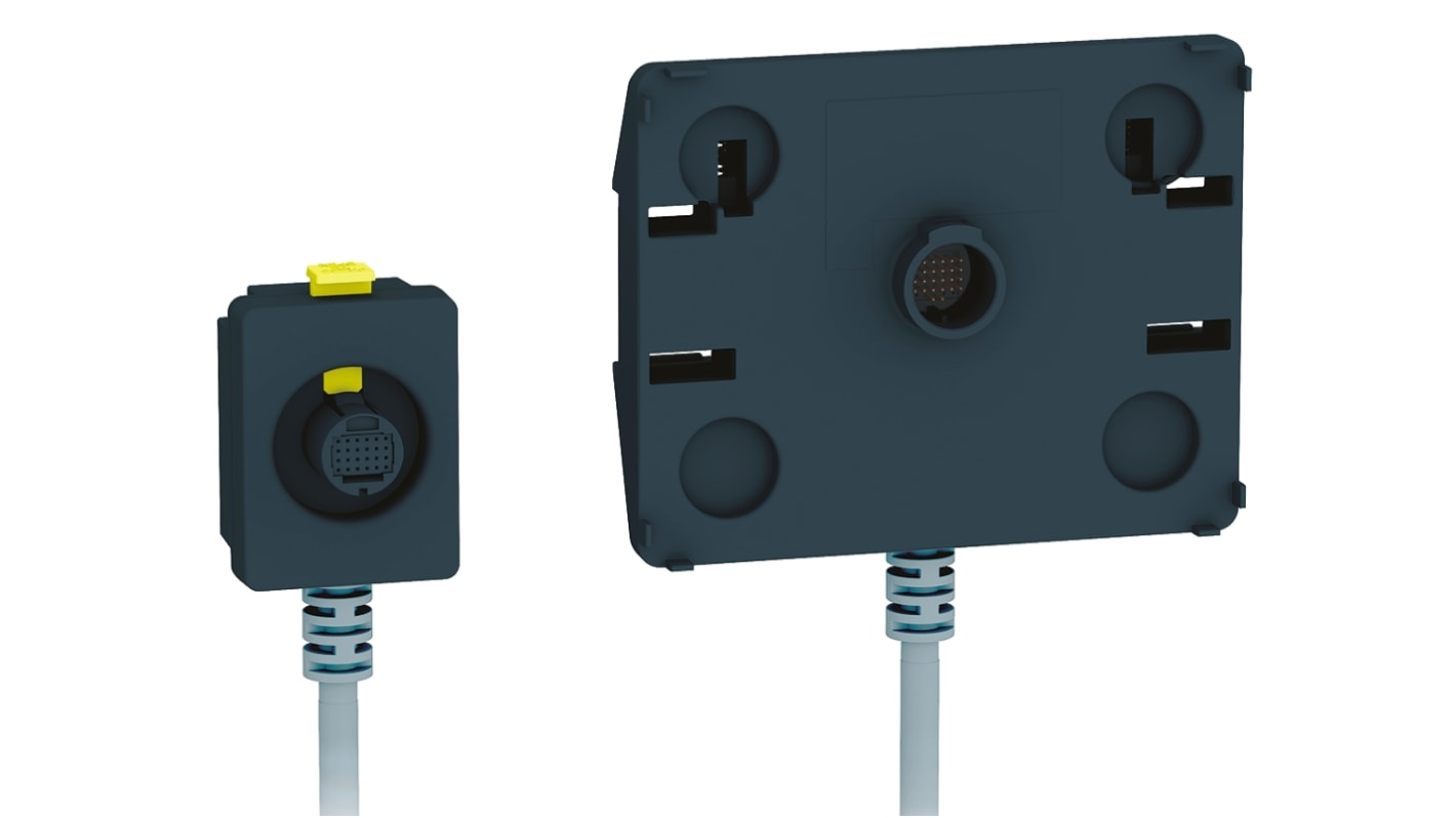 Cavo Schneider Electric HMIZSURDP per HMI SCU pannello, lunghezza 3m, progettato per installazione semplice in ambito industriale.