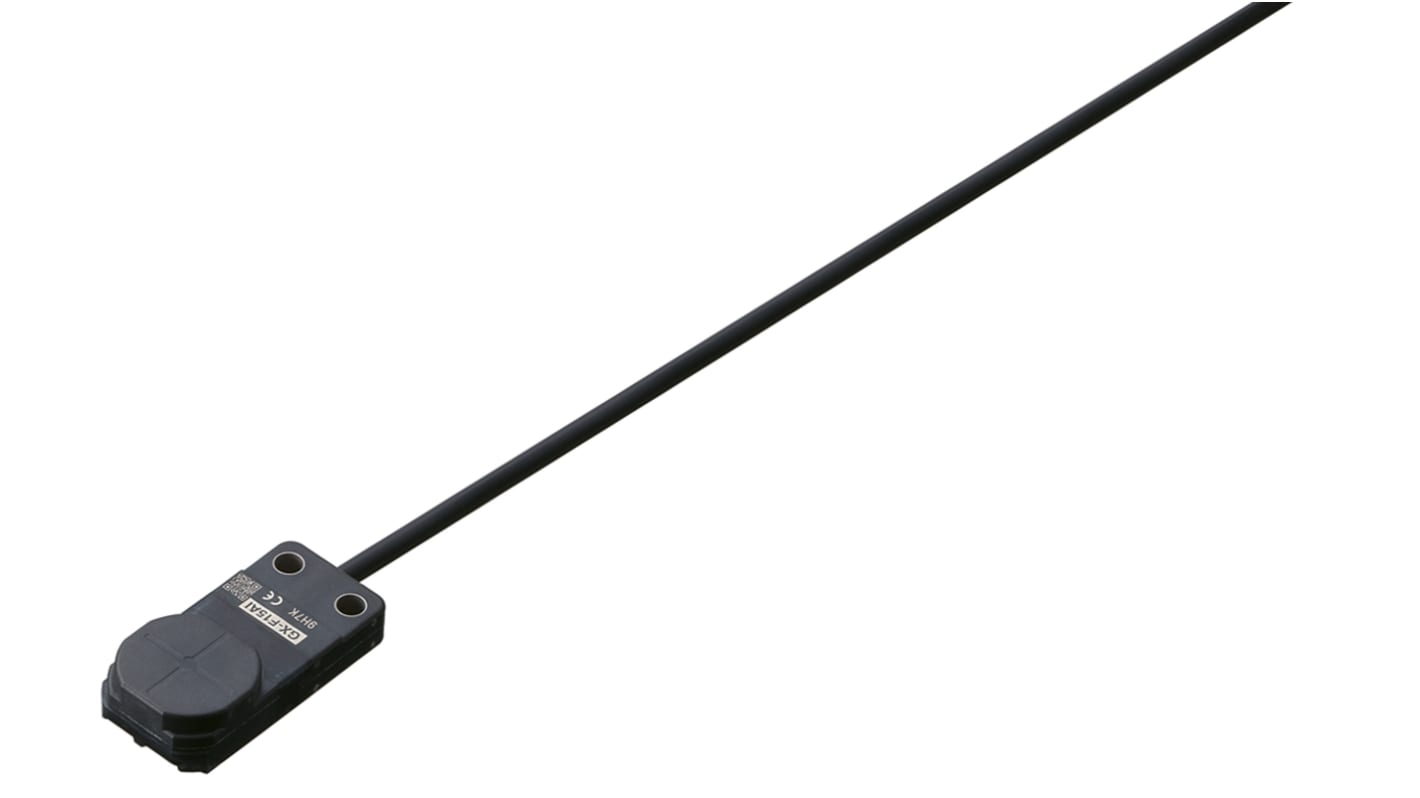Sensore di prossimità Panasonic GX-F15A-P, PNP, rettangolare, 5 mm di rilevamento, IP68, 12-24 V c.c., 31.5 x 15 x 8 mm.