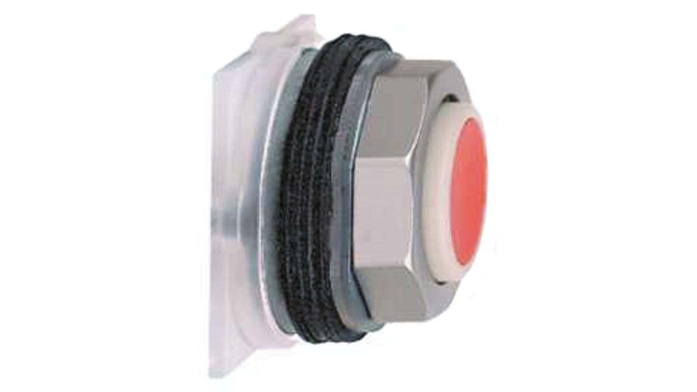 Attuatore pulsante rotondo instabile Schneider Electric 9001KR2U, IP66, montaggio 30 mm, disponibile in vari colori.