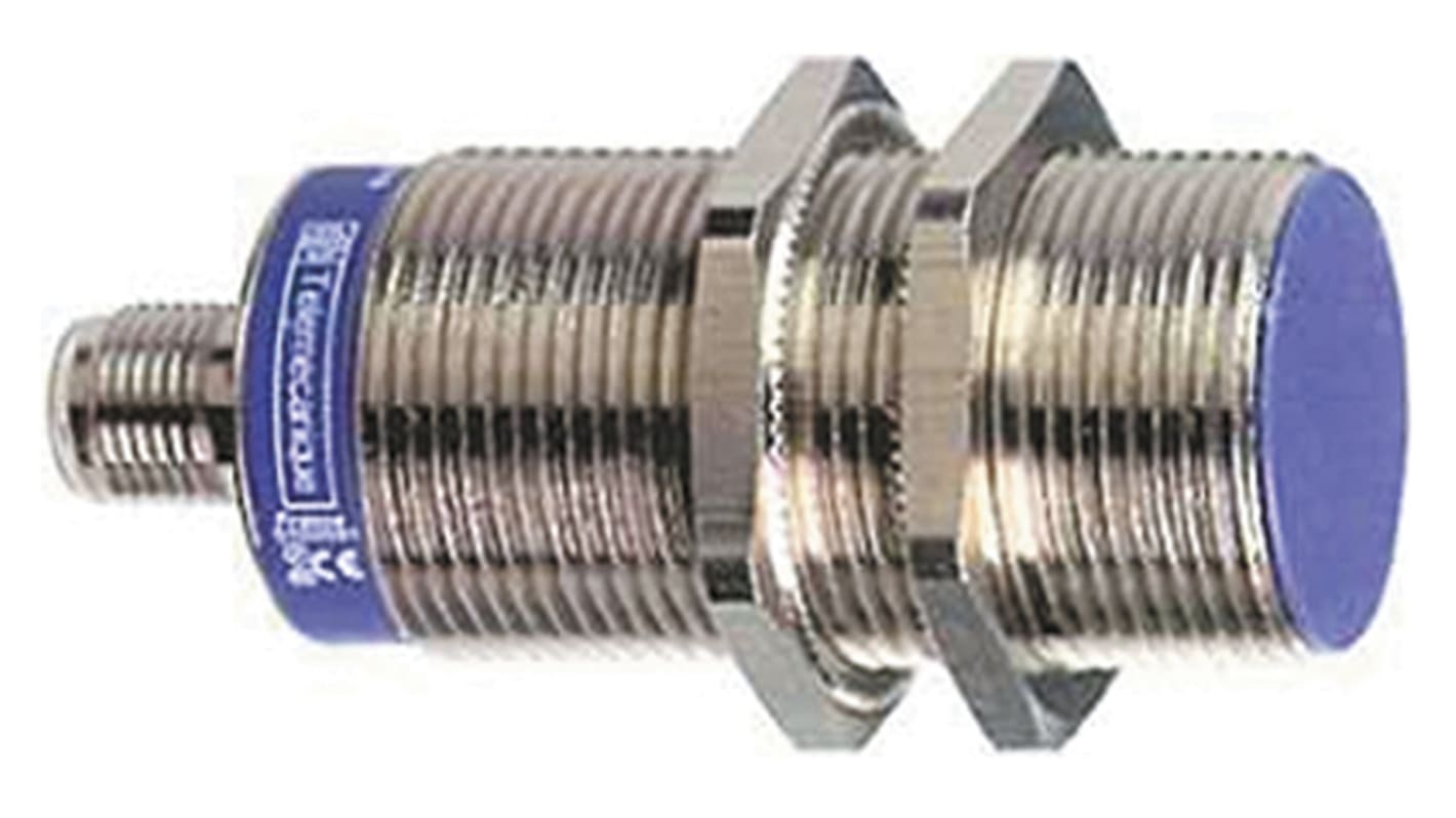 Sensore di prossimità cilindrico NPN Telemecanique Sensors XS630B1NAM12, M30, rilevamento 15 mm, IP67, alimentazione 12-48 V c.c.