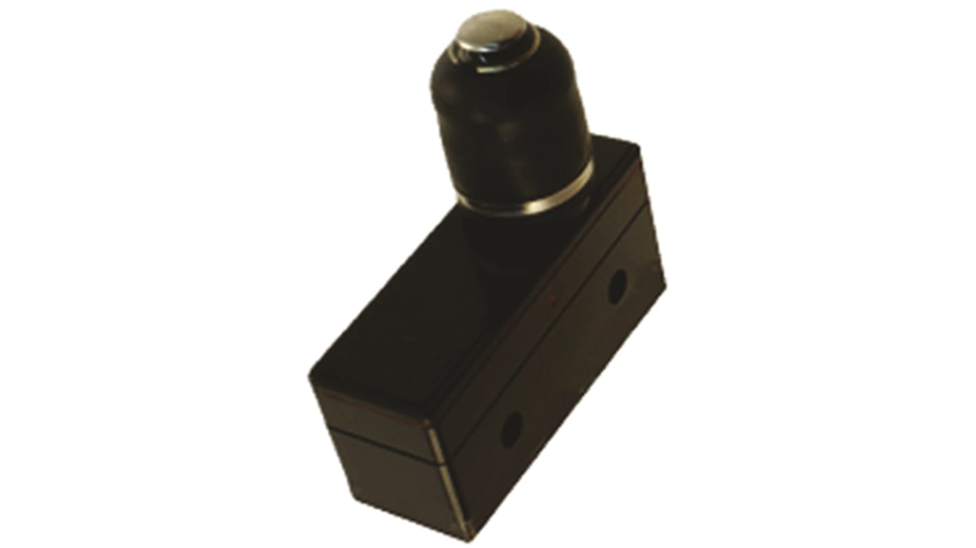 Microinterruttore Omron Z-B15GK355B, SPDT 1CO, corrente 15A, tensione 480V, montaggio laterale, dimensioni 49.2mm x 17.45mm x 49.4mm.