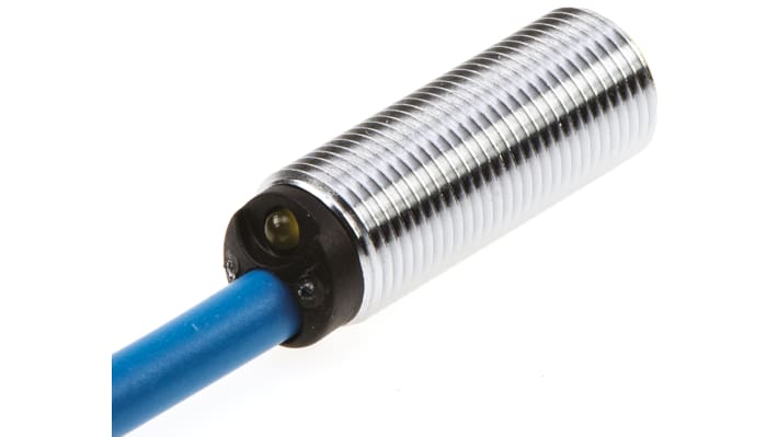 Sensore di prossimità cilindrico Turck Bi2-G12-Y1X, M12 NAMUR, rilevamento 2 mm, IP67, cavo 2 m incluso.