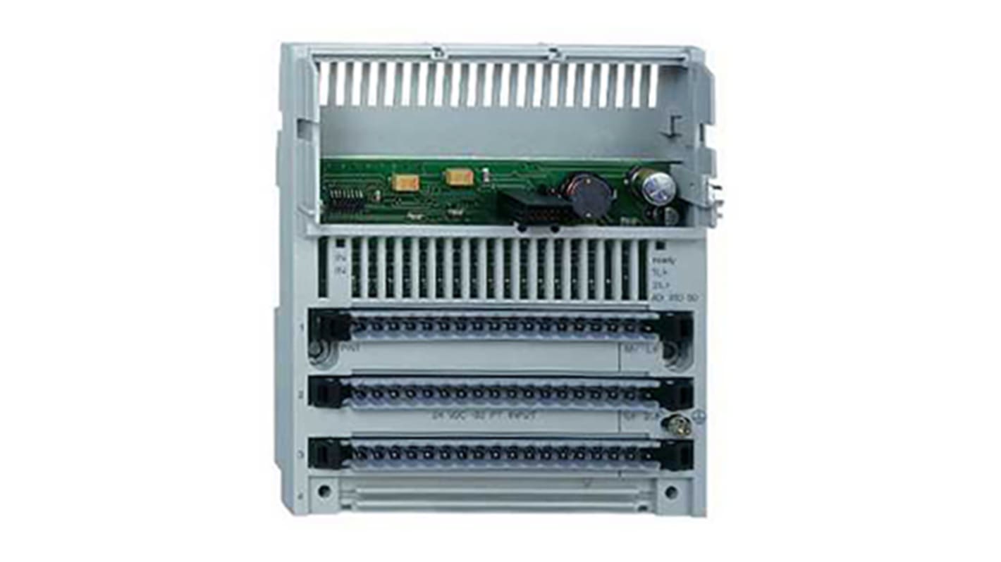 Modulo di espansione PLC Schneider Electric 170ADO35000 per Modicon Momentum, 32 uscite discrete, dimensioni 125 x 141,5 x 47,5 mm.