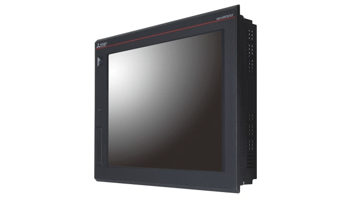 Mitsubishi Electric GT2715-STBD, display HMI touch screen 15", risoluzione 800 x 600, IP67F, dimensioni 300 x 397 x 60 mm.